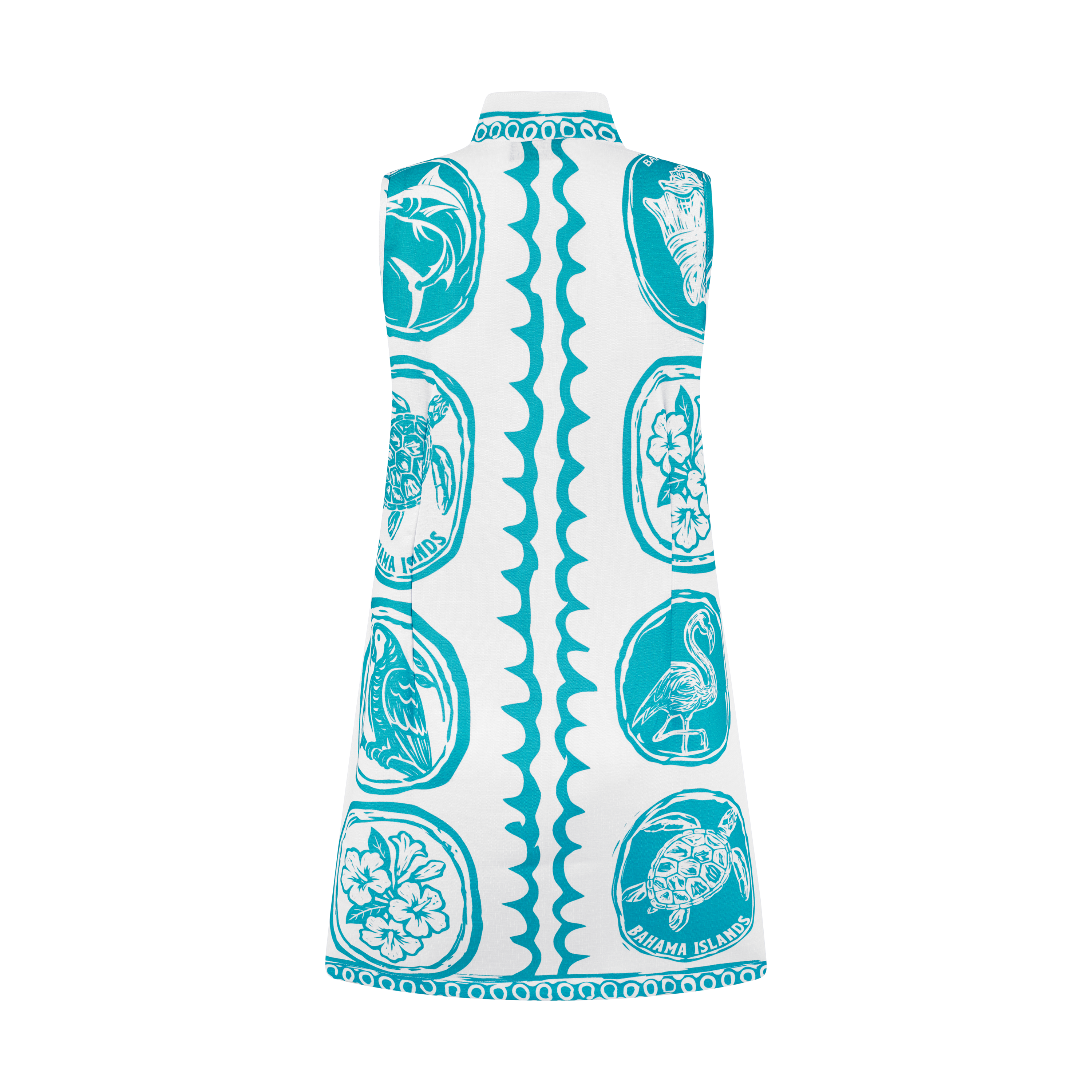 THE COMMERCIA MINI TUNIC DRESS-WHITE