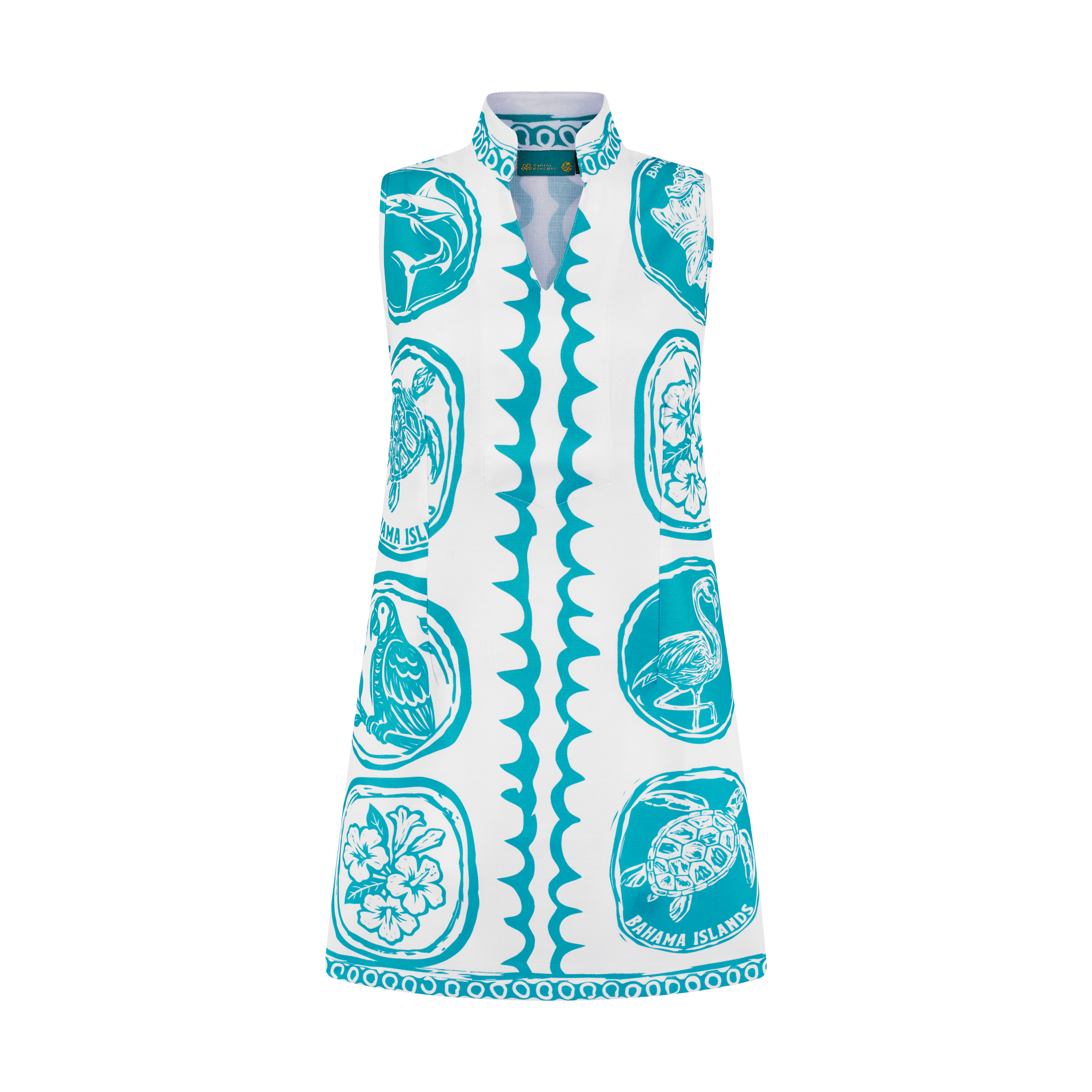 THE COMMERCIA MINI TUNIC DRESS-WHITE