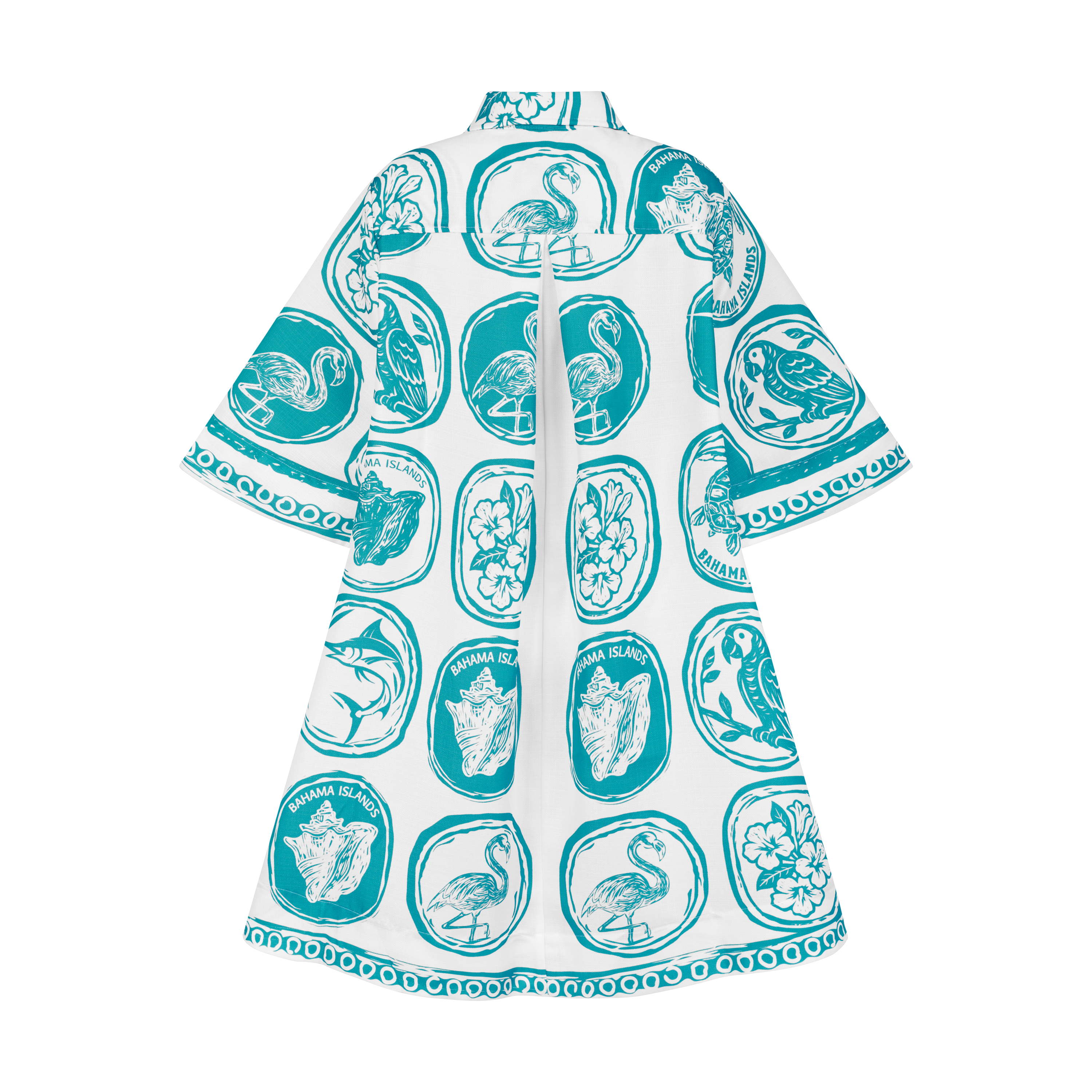 THE COMMERCIA SHIRT DRESS-WHITE