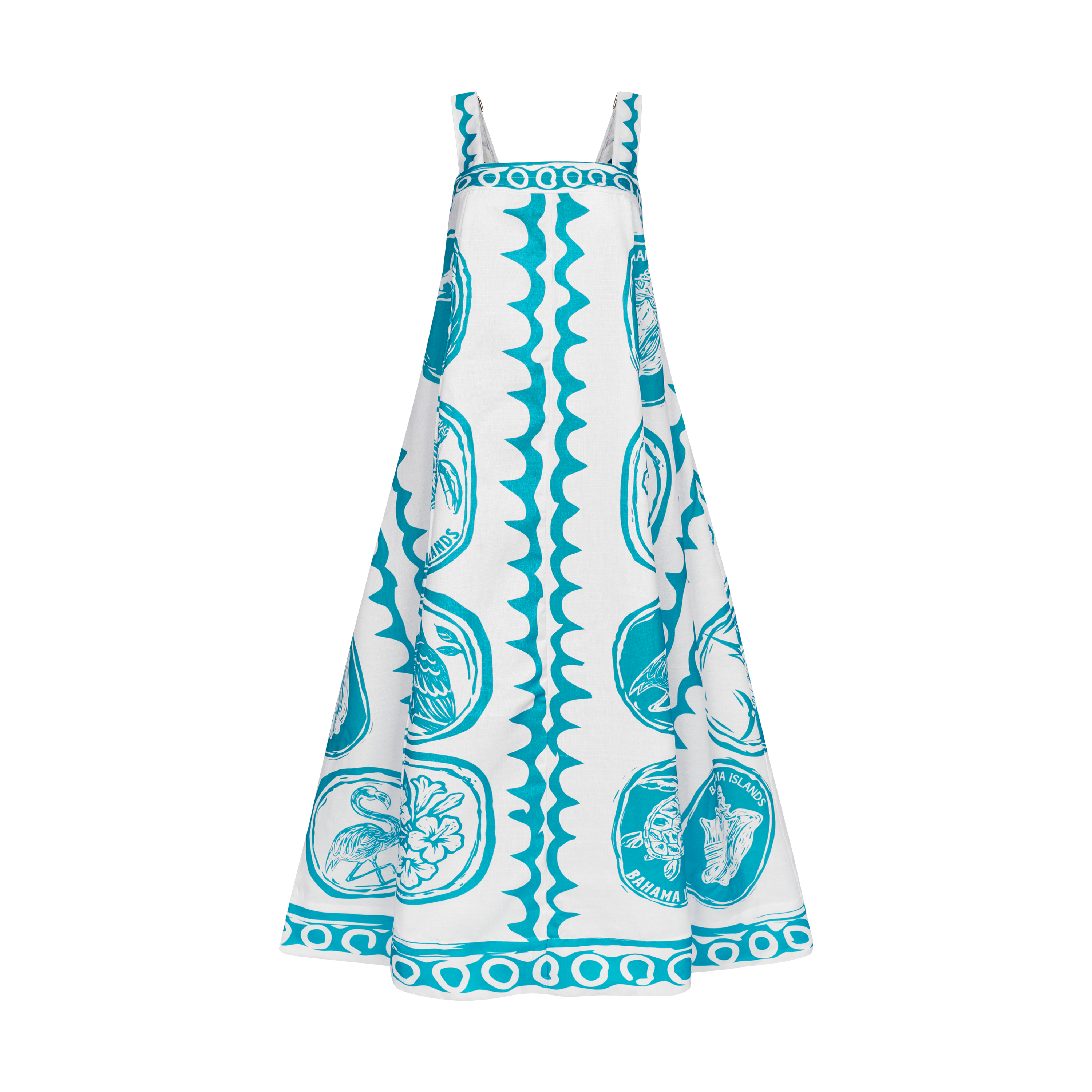 THE COMMERCIA MAXI DRESS-WHITE