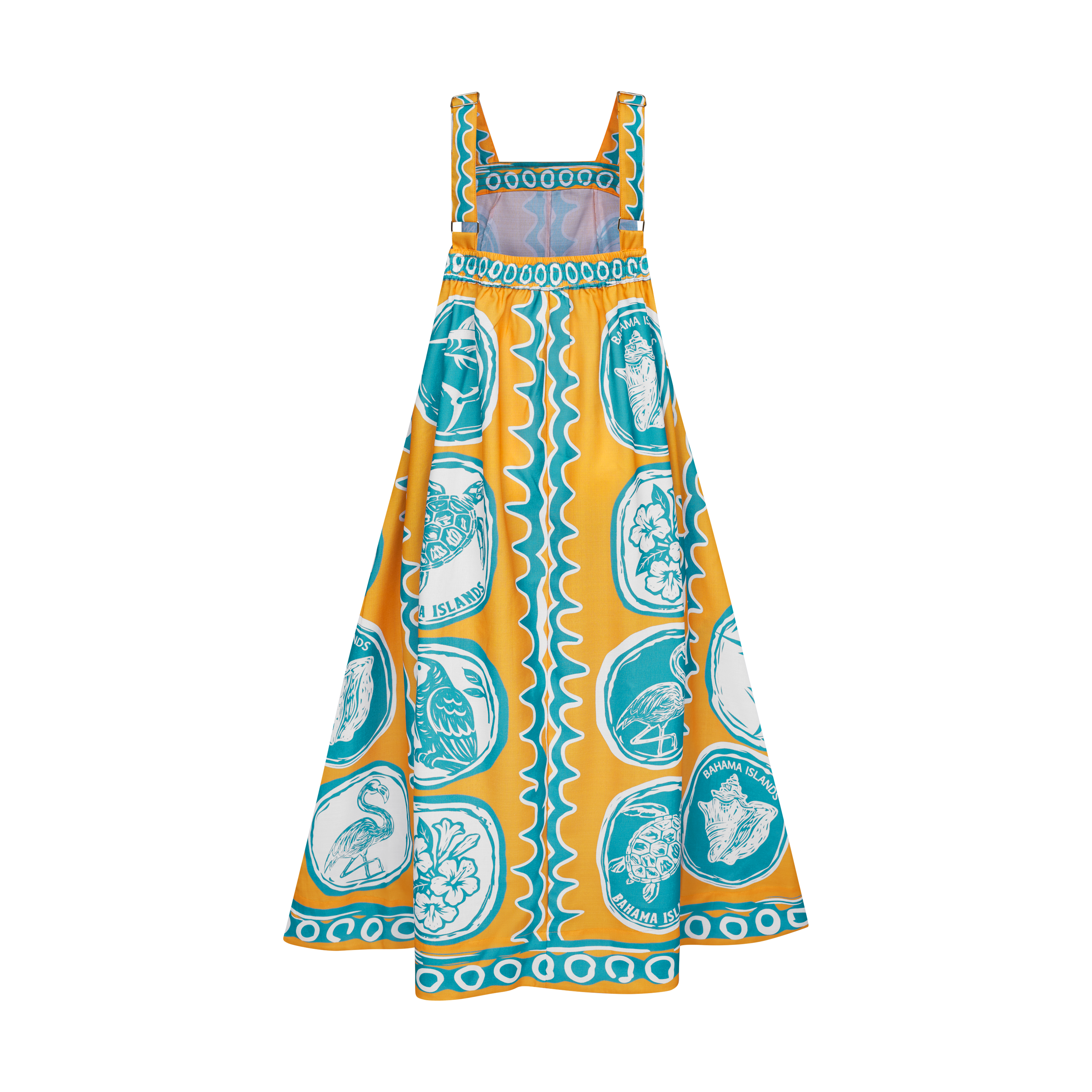 THE COMMERCIA MAXI DRESS-GOLD