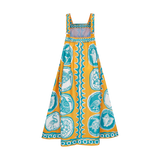THE COMMERCIA MAXI DRESS-GOLD