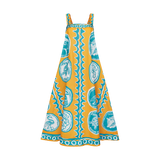 THE COMMERCIA MAXI DRESS-GOLD
