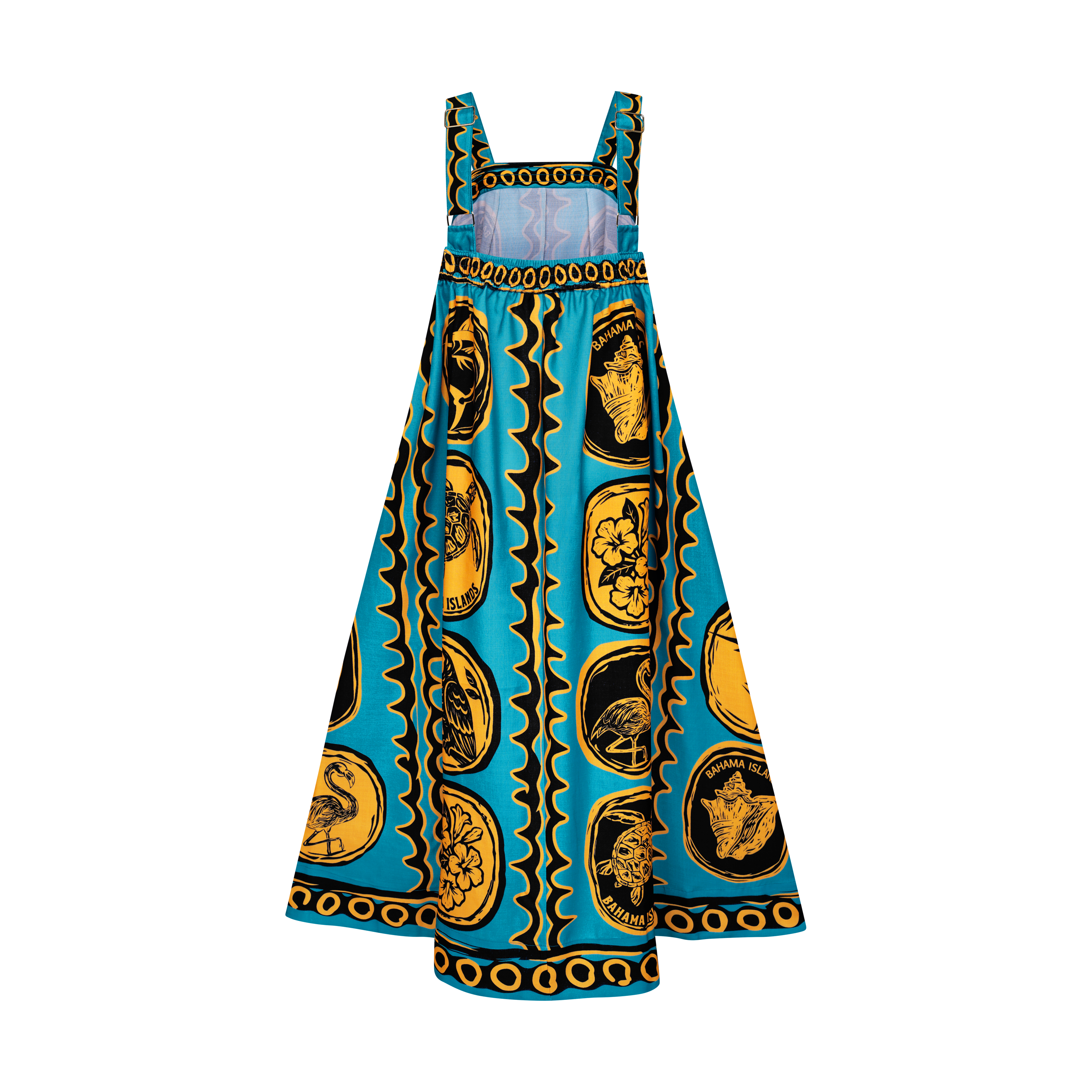 THE COMMERCIA MAXI DRESS-BLACK