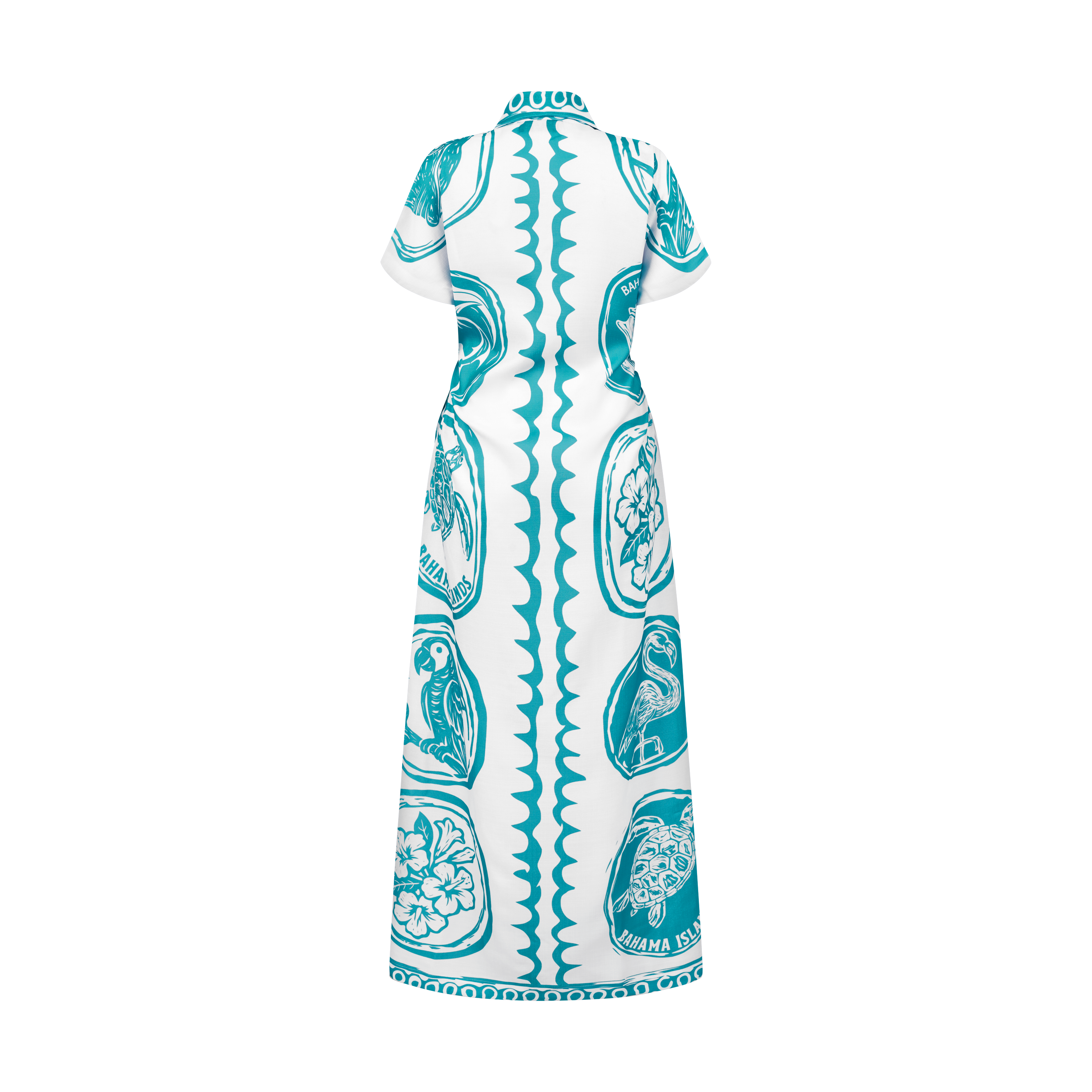 THE COMMERCIA RUCHED DRESS-WHITE