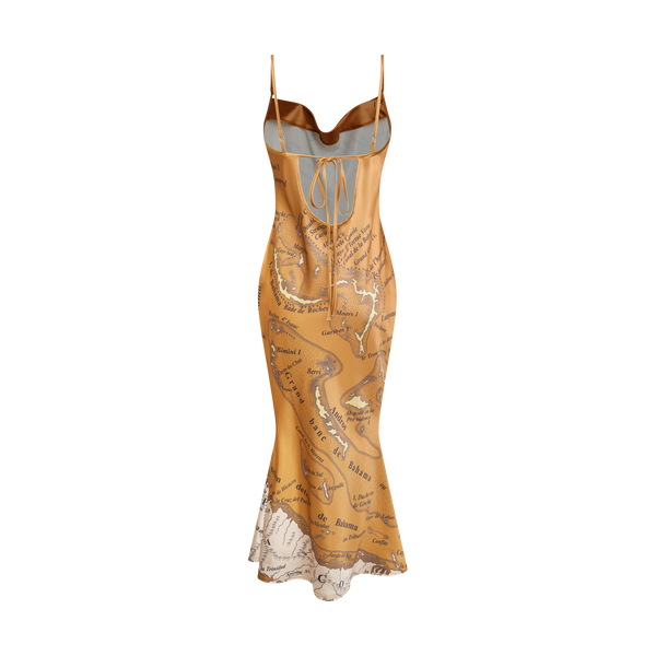 CARTE LUCAYOS DRESS-BROWN