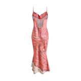 CARTE LUCAYOS DRESS-CORAL