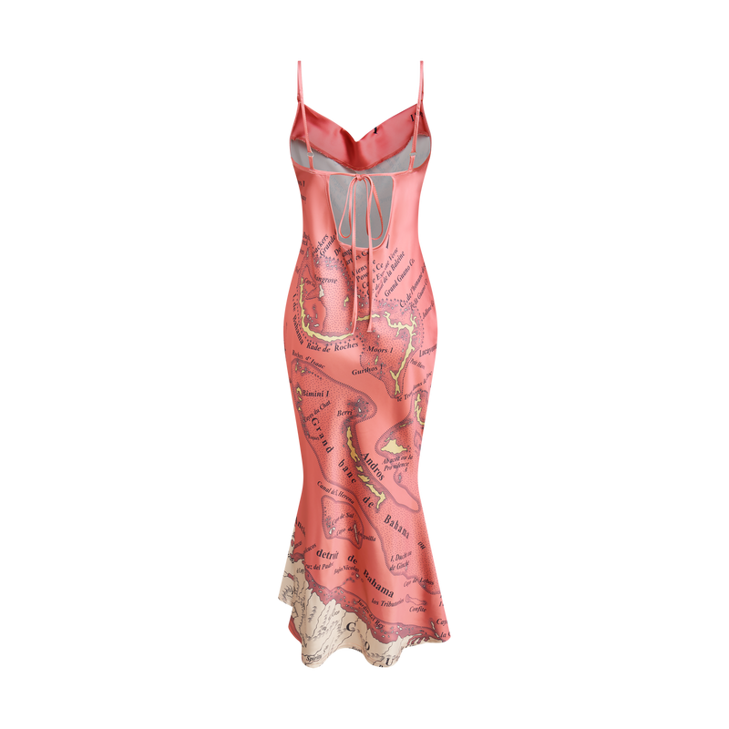 CARTE LUCAYOS DRESS-CORAL
