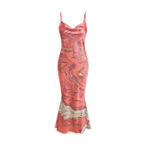 CARTE LUCAYOS DRESS-CORAL