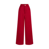 THE BOHIO VEST SET-BURGUNDY