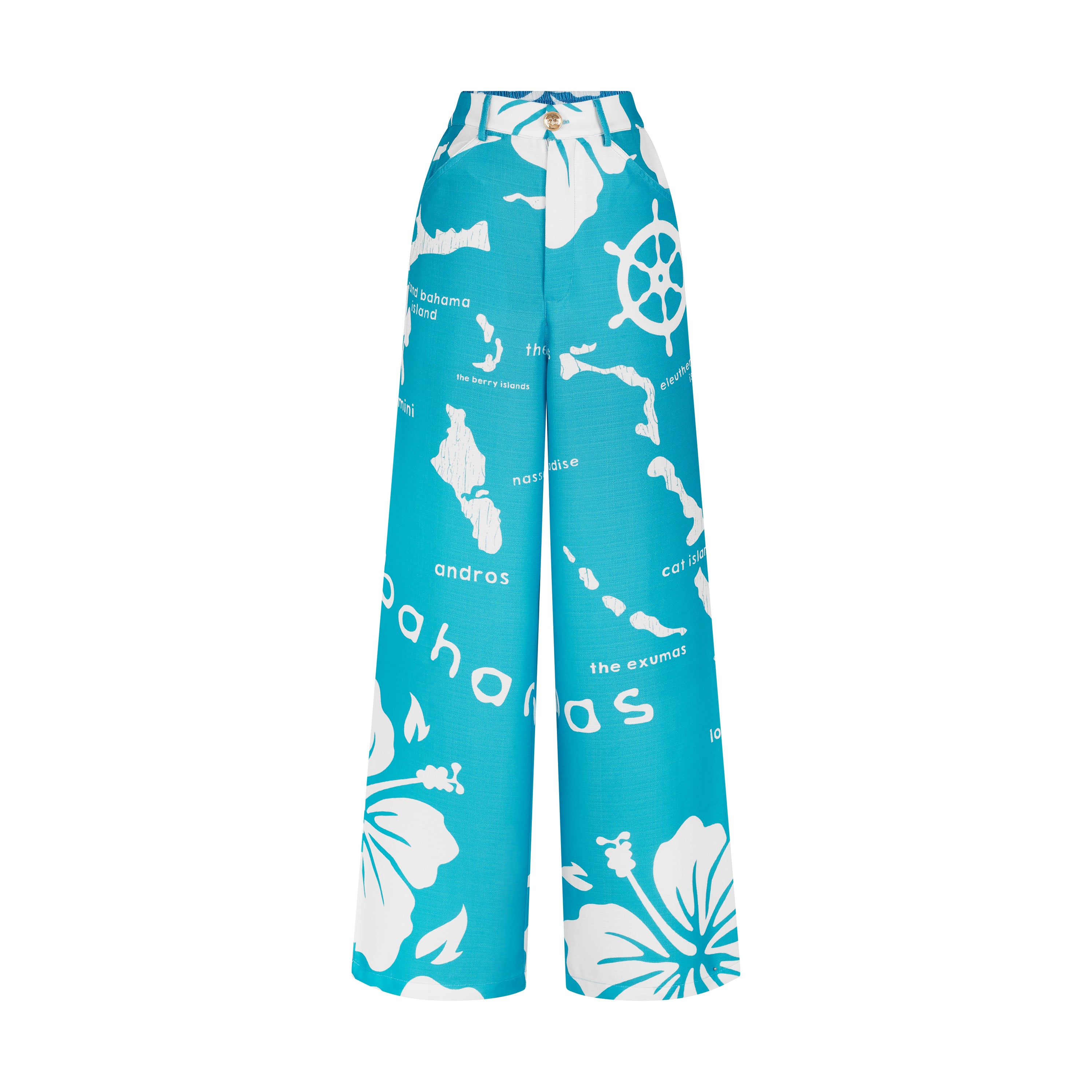 THE ARCHIPELAGO PANTS-AQUA