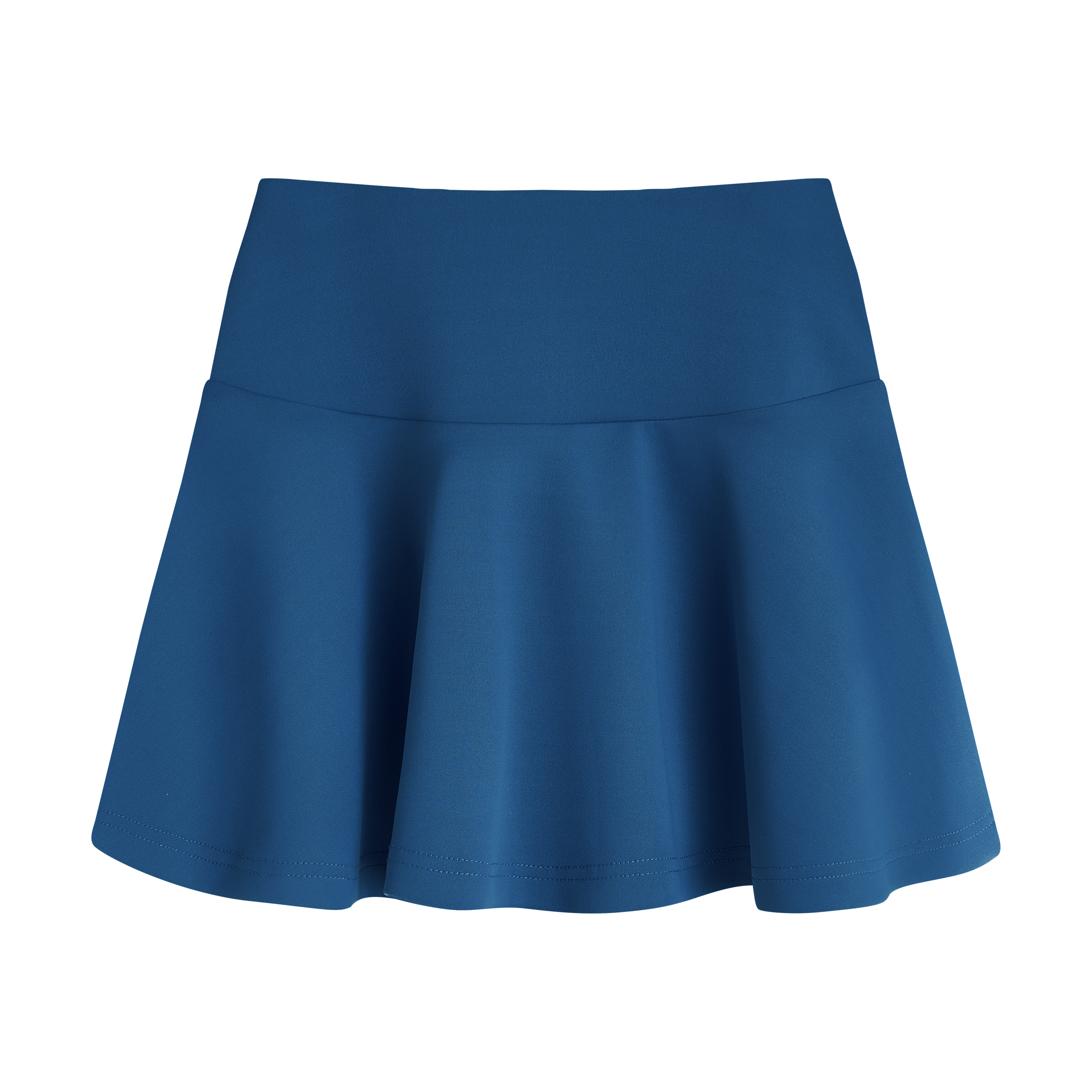 THE MEDALLION SKIRT-BLUE
