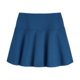 THE MEDALLION SKIRT-BLUE