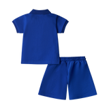 BOYS STAPLE POLO SET-ROYAL