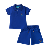 BOYS STAPLE POLO SET-ROYAL