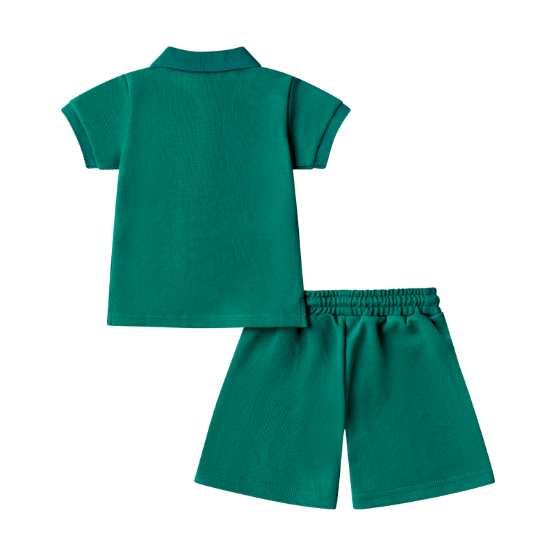 BOYS STAPLE POLO SET-KELLY