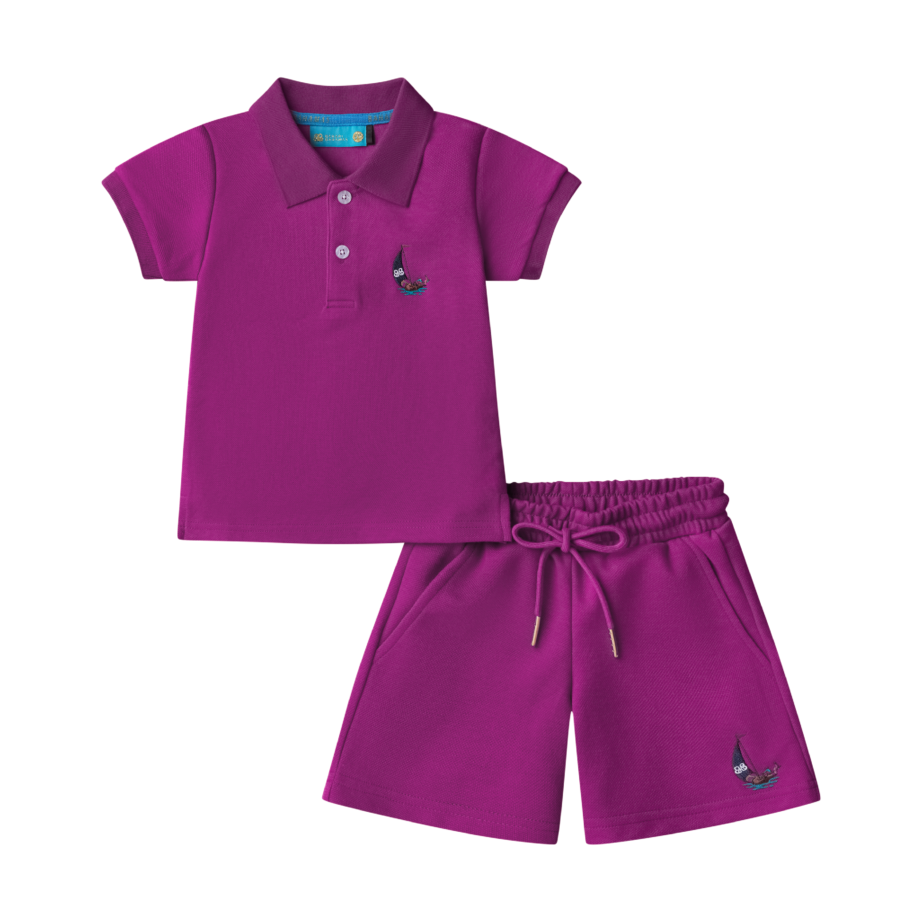 BOYS STAPLE POLO SET-JAM