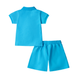 BOYS STAPLE POLO SET-CAPRI
