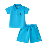 BOYS STAPLE POLO SET-CAPRI