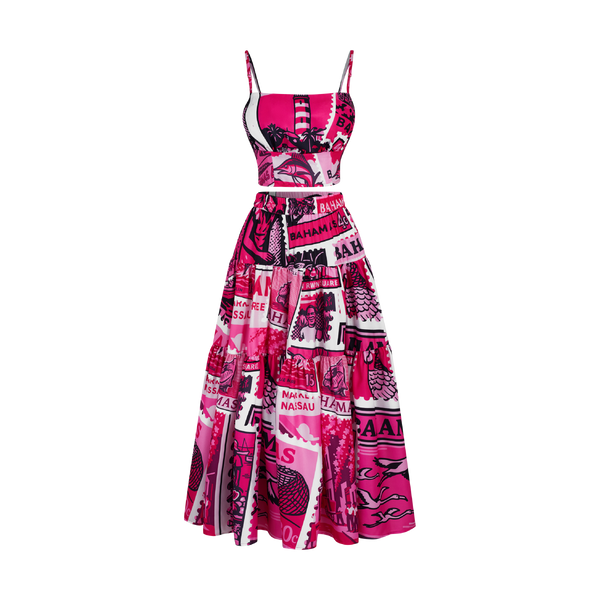 2025 BREAST CANCER TIERED SKIRT SET