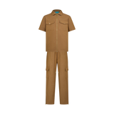 THE AVO CHAMBRAY SET- RUST