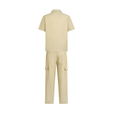 THE AVO CHAMBRAY SET- TAN