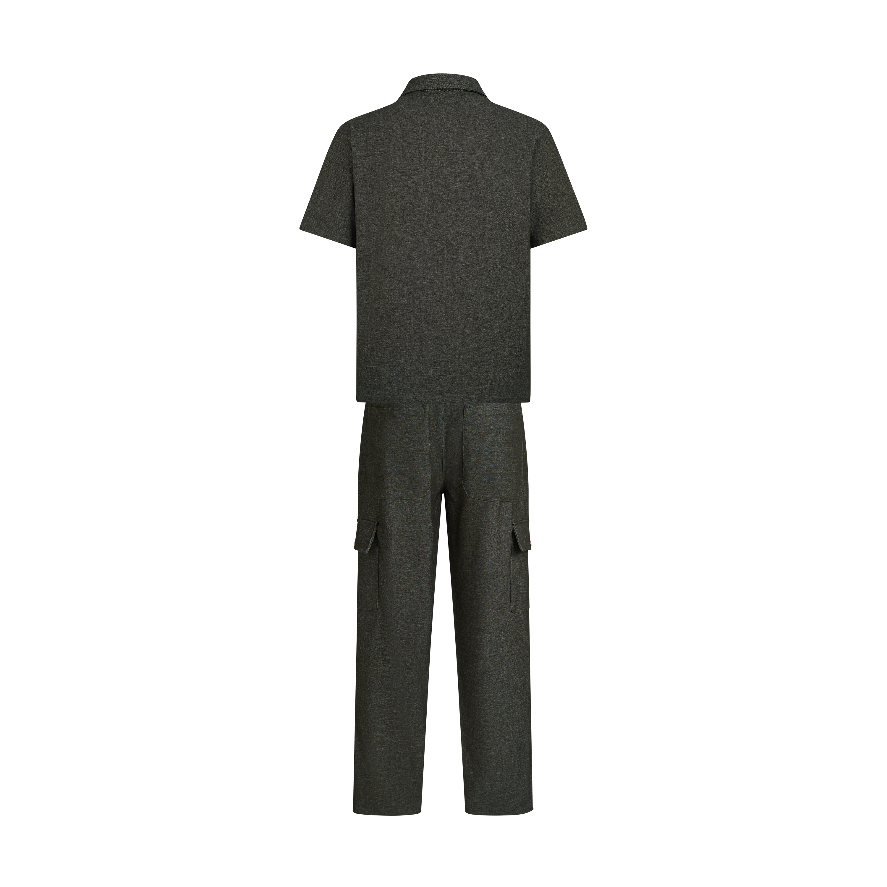 THE AVO CHAMBRAY SET- OLIVE