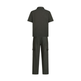 THE AVO CHAMBRAY SET- OLIVE