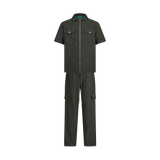 THE AVO CHAMBRAY SET- OLIVE