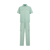 THE AVO CHAMBRAY SET- SAGE