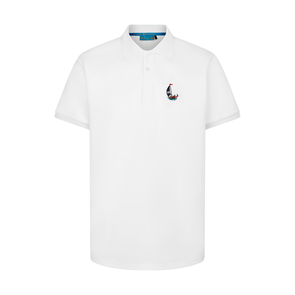 THE STAPLE POLO-WHITE