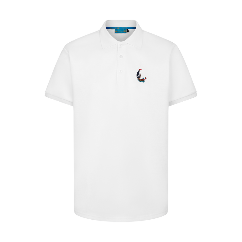 THE STAPLE POLO-WHITE