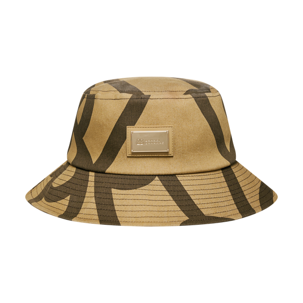 DENOGRAM BUCKET HAT-BROWN