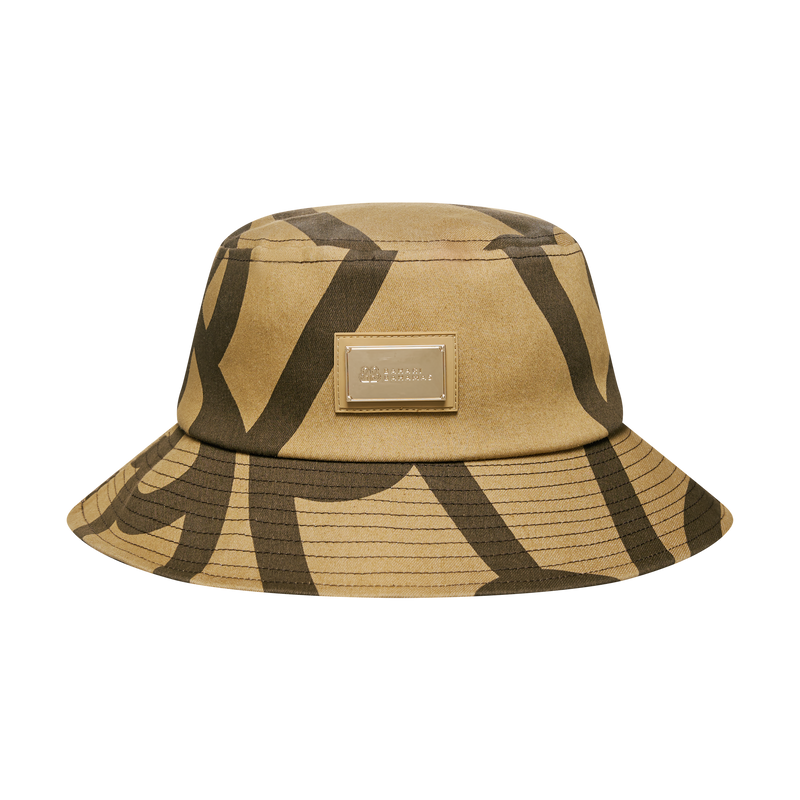 DENOGRAM BUCKET HAT-BROWN