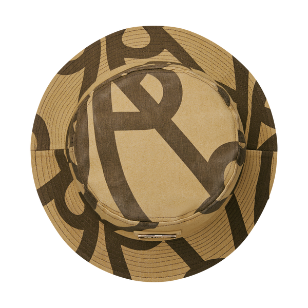 DENOGRAM BUCKET HAT-BROWN