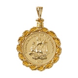 Santa Maria Pendant (35mm)- Imperial Gold