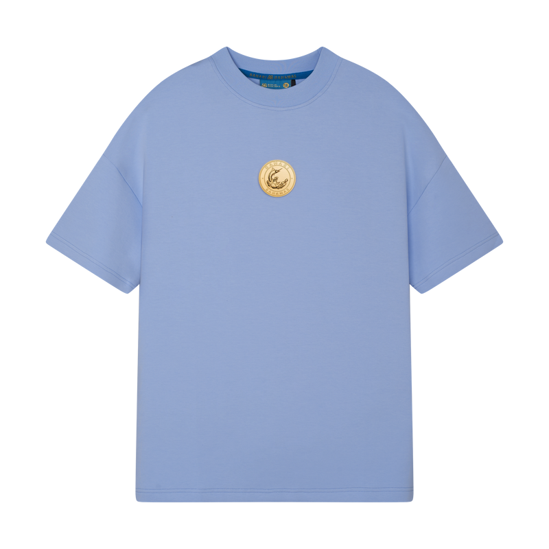 THE MEDALLION TEE- SKY