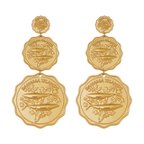 THE COMMERCIA BONE FISH EARRINGS