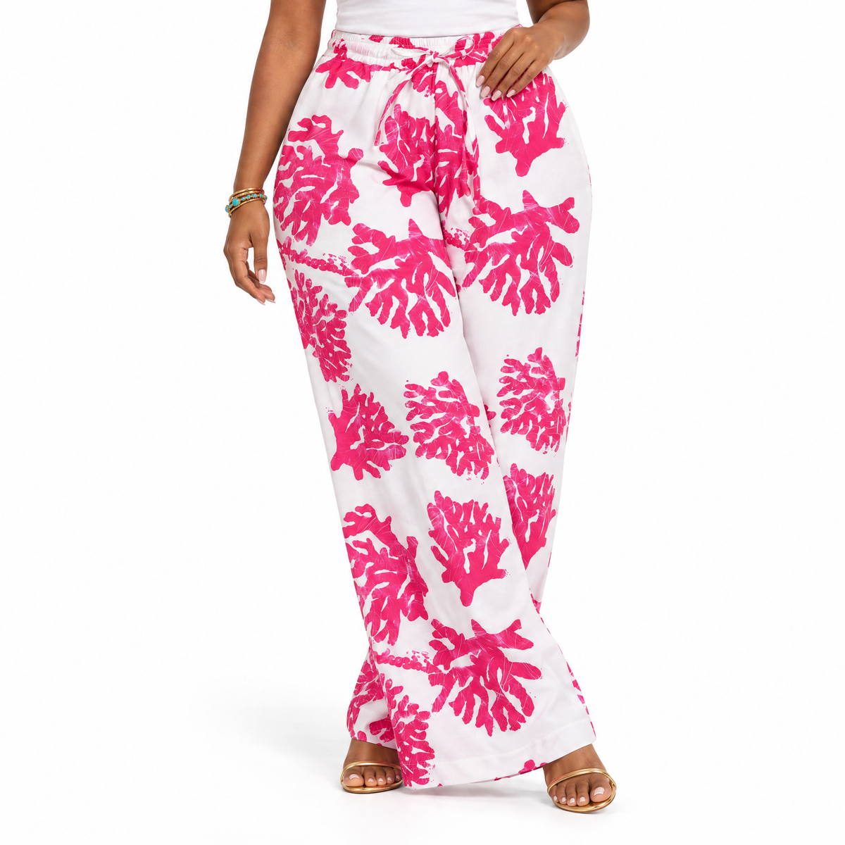 Bahari Androsia Pants- White