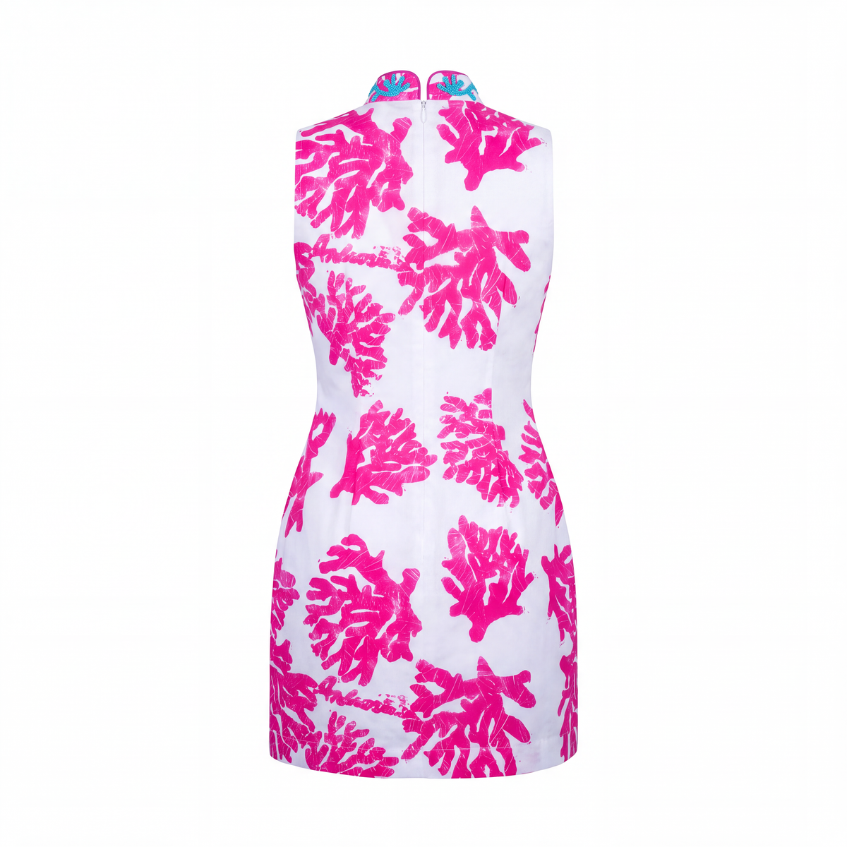 Bahari Androsia Shift Dress- White