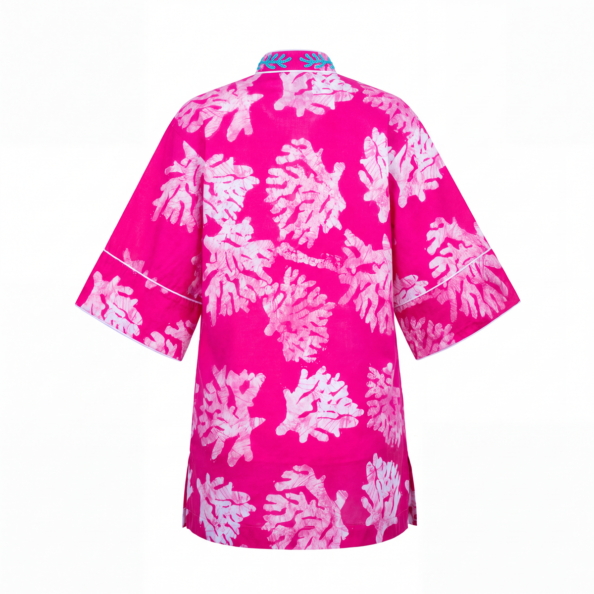 Bahari Androsia Tunic Blouse-Pink