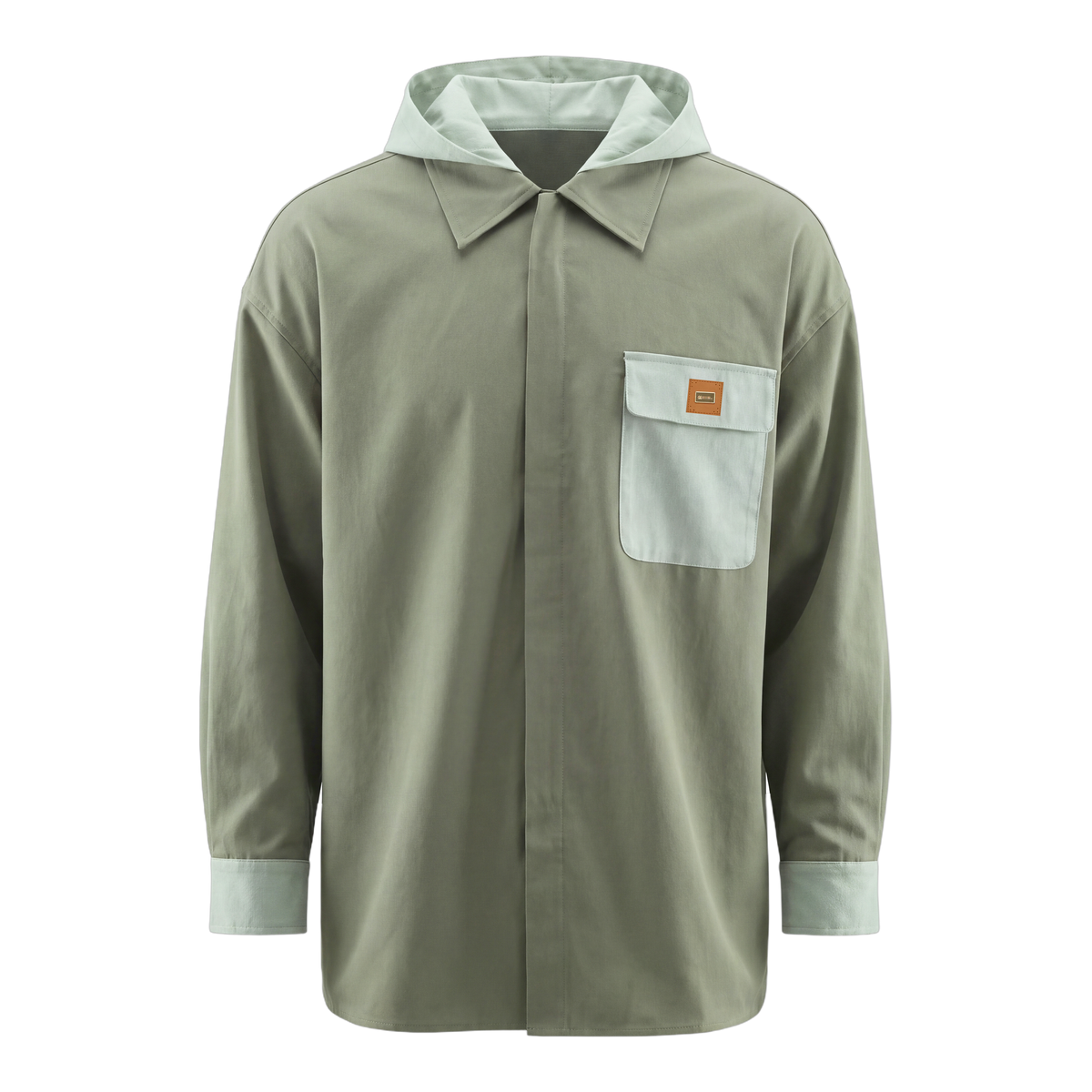 BAHARI MONTAGU HOODED OVERSHIRT