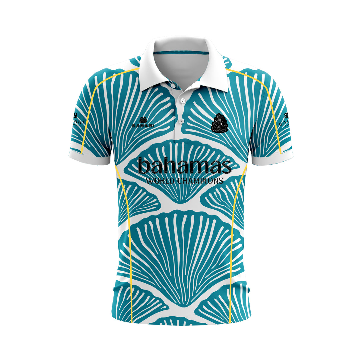 TEAM BAHAMAS POLO 2024-WHITE