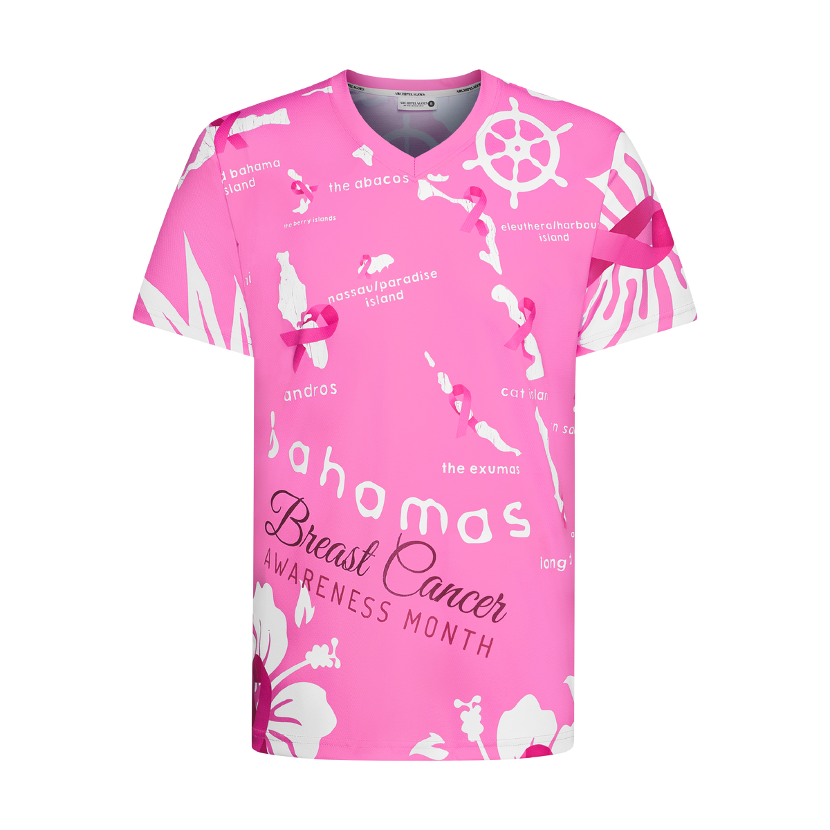 ARCHIPELAGO CANCER AWARENESS TEE-PINK