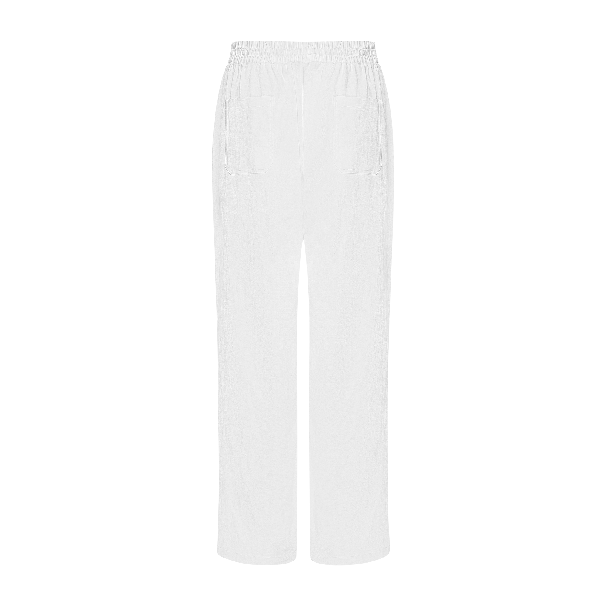 THE WOMEN'S XANADU LINEN PANTS-WHITE