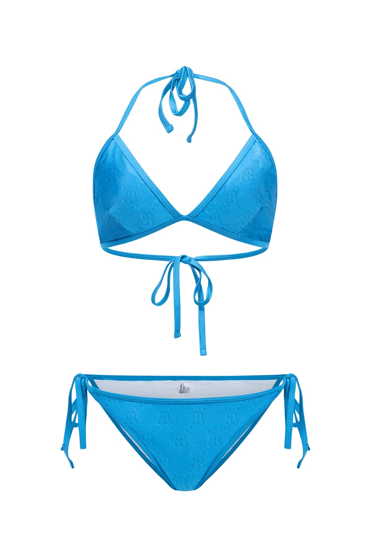 EMBOSSED MONOGRAM BIKINI-DEEP SKY