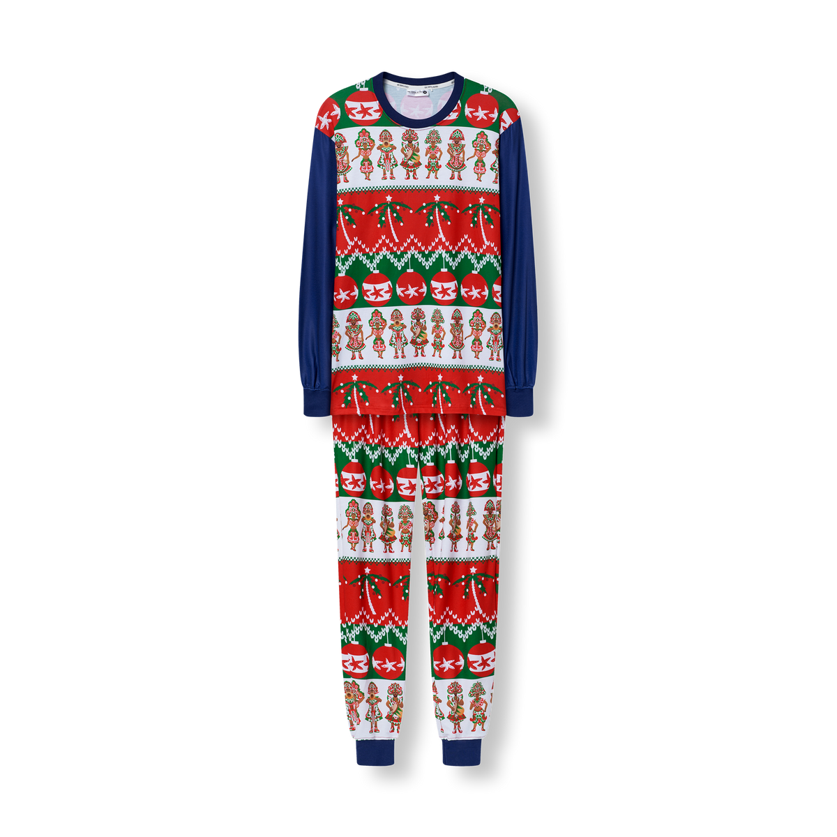 A BAHAMIAN HOLIDAY PAJAMAS-NAVY
